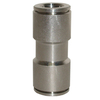 Push in fitting stainless steel AISI 316L union straight 4mm tube